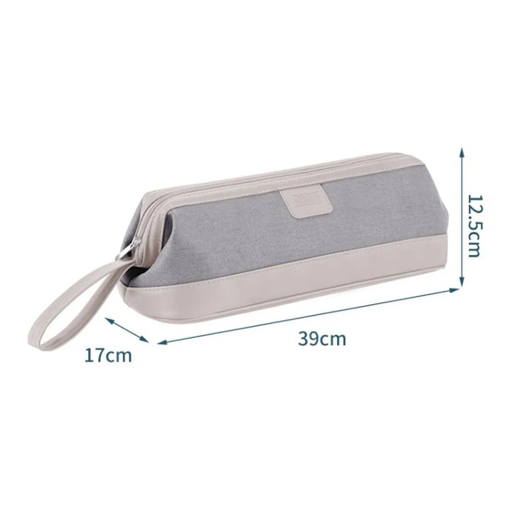 BUBM Straightening Iron Storage Bag Travel Case for Dyson Airwrap Hair Dryer - Grey - 1