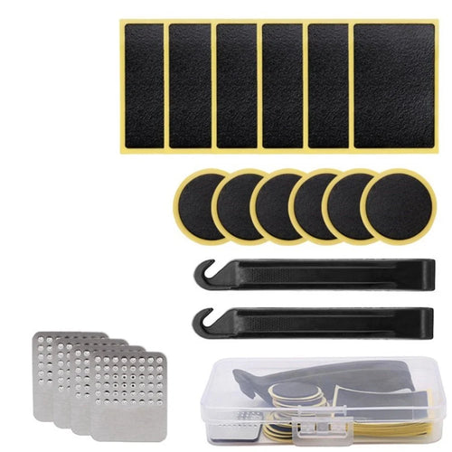 18Pcs / Set Bike Motorcycle Tire Patch Tire Lever Repair Kit Inner Tube Patch Puncture - 1
