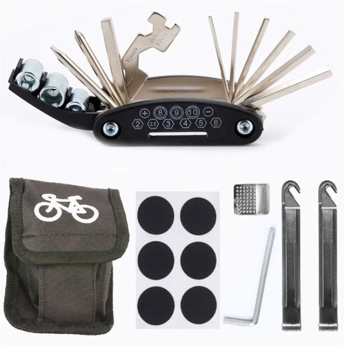 16-in-1 Allen Screwdriver Kit Precision Cycling Mechanic Repair Tool for Bike Motorcycle Tire - 1 Set - 1