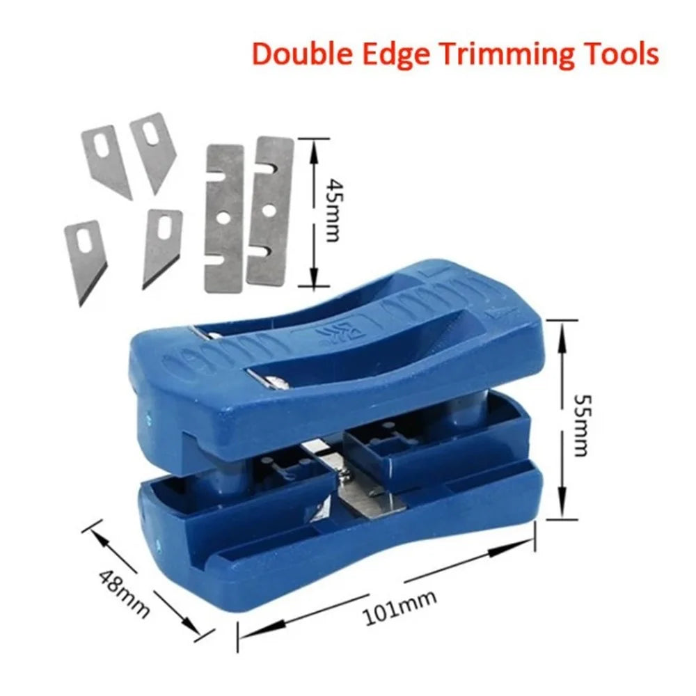 Edge Trimmer Edge Banding Cutter Plastic PVC Wood Manual Edge Banding Machine Woodworking Tool - Double Edge Trimming Tools - 1