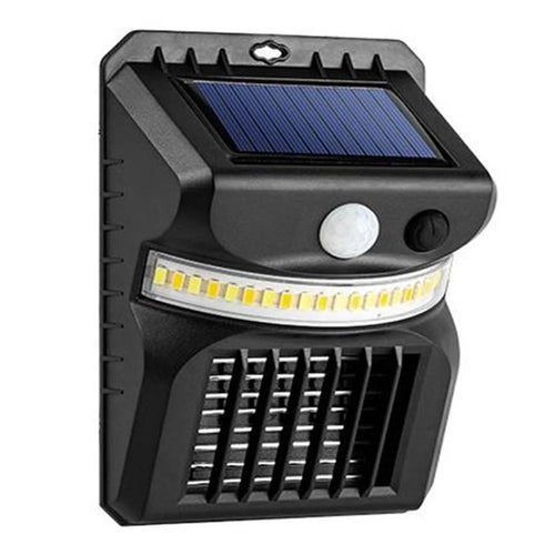 W792-2 2-in-1 Solar Sensor Mosquito Killer Lamp Mosquito Catcher Bug Zapper Garden Lawn Lamp - White / Purple Light - 1