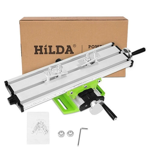 HILDA Workbench Milling Working Table Compound Drilling Slide Table Milling Machine for Bench Drill - 1