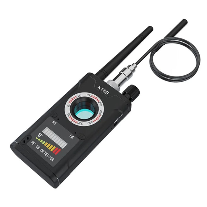 K18S Hidden Device Detector Anti-Bug Audio Spy Camera Finder GSM GPS Signal Tracker RF Locator Wireless Camera Detector - 1