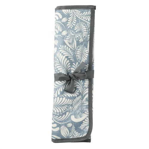 Crochet Storage Bag Durable Portable Knitting Needle Tool Bag - White Flower - 1