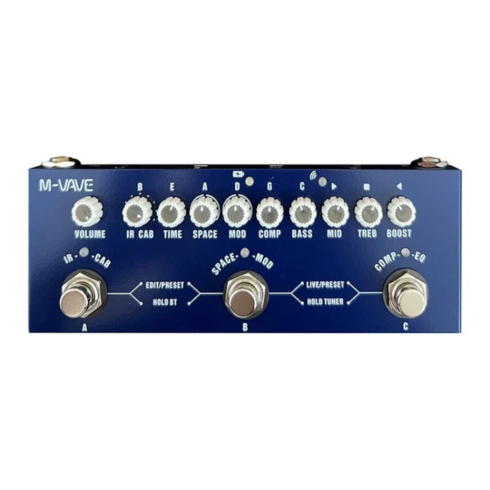 M-VAVE Cube Baby Bass Guitar Multi Effect Pedal Music Player for Electric Guitar Bass - 1