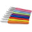 9Pcs 2.0-6.0mm Alumina Crochet Hooks Soft Plastic Handle Knitting Needles Set Crochet Sewing Tool - Random - 1