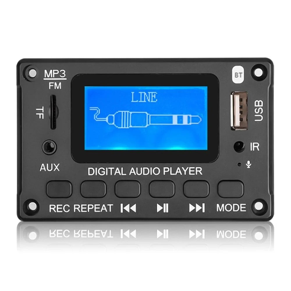 JQ D116BT 12V Car Audio Bluetooth-compatible MP3 Music Player Amplifier Auto AUX FM Radio Module - With A Remote - 1