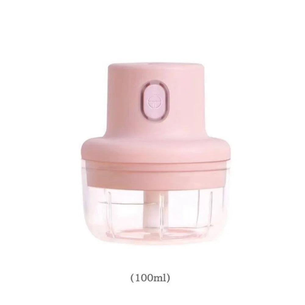 Electric Mini Garlic Chopper Garlic Cutter Masher Food Processor Blender (BPA-Free, NO FDA Certificate) - 100ml - 1