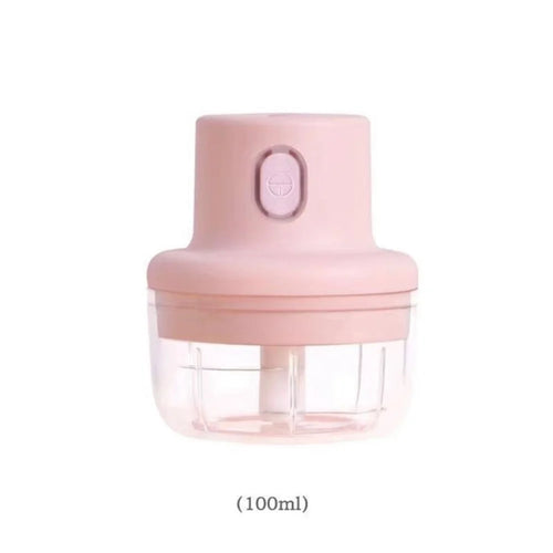 Electric Mini Garlic Chopper Garlic Cutter Masher Food Processor Blender (BPA-Free, NO FDA Certificate) - 100ml - 1