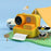 K27 48MP Instant Camera Dual Lens Printing Camera Toy with Printing Papers 2.0 inch HD Screen Kids Camera - Yellow - 1