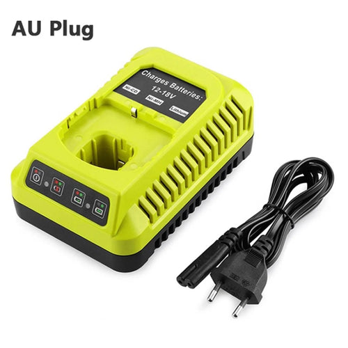 NC P117 Battery Charger for Ryobi 12V 14.4V 18V Li-ion Ni-CD Ni-Mh Battery P100 P102 P103 P105 P107 P108 1400670 P118 Lithium ONE+ Serise - AU Plug - 1