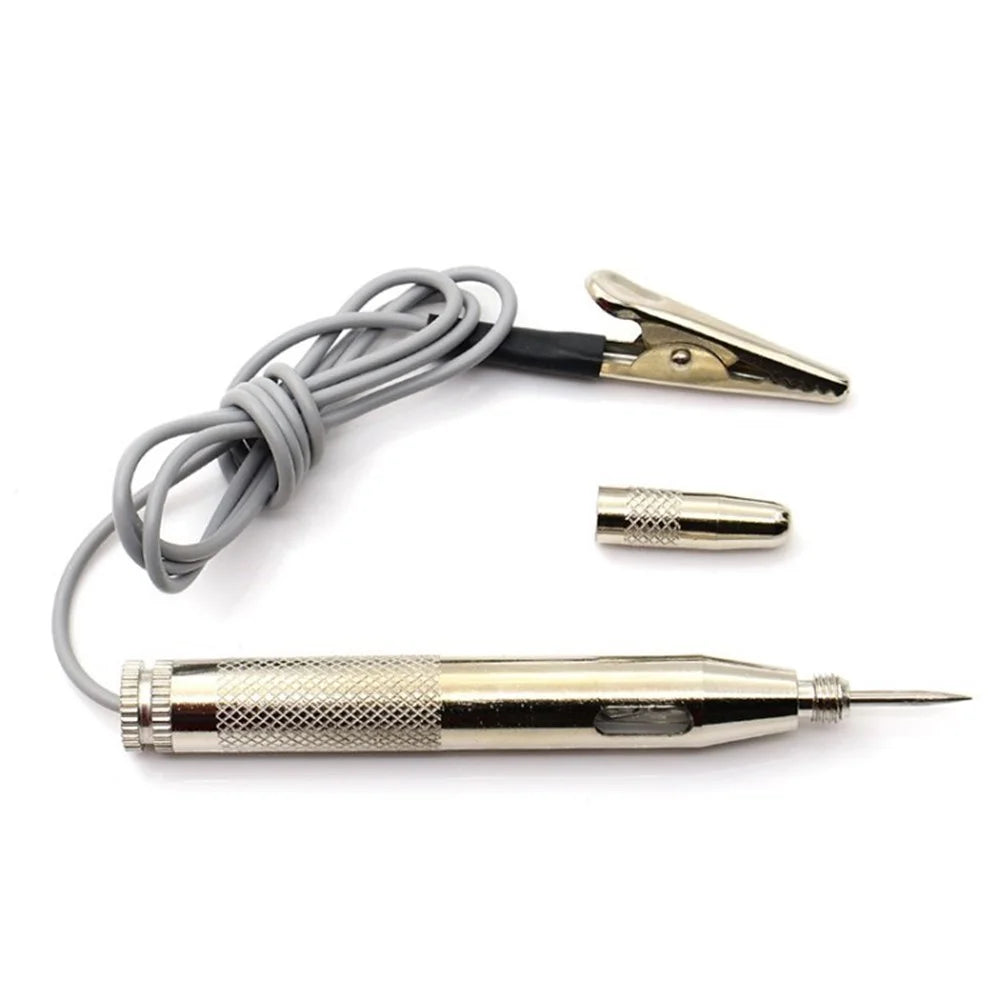 6-24V Car Circuit Voltage Tester Car Voltage Test Pen Voltage Detector Pen - Silver - 1