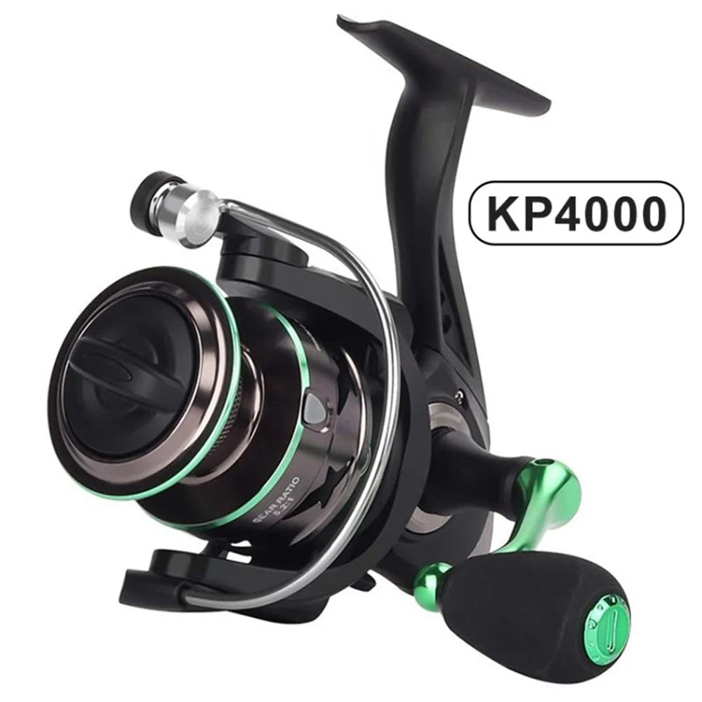KP800-7000 Metal Fishing Reel 5.2:1 Saltwater Freshwater Right Left Hand Reel - KP4000 / EVA Rocker - 1