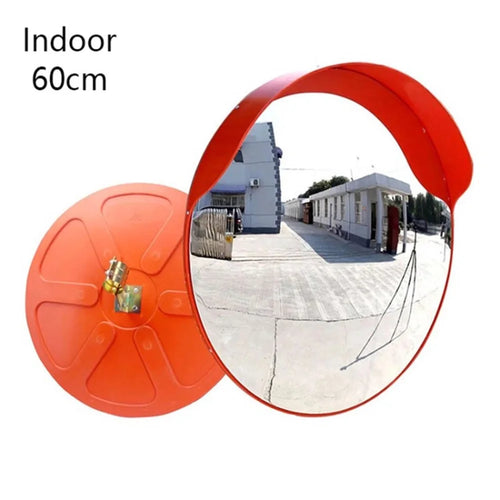 Convex Traffic Mirror Security Blind Spot Mirror for Driveway Garage Warehouse Safety - 60cm Indoor - 1