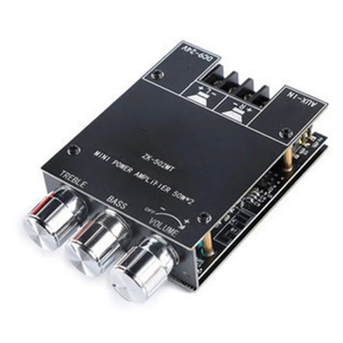 ZK-502MT 2x50W 2.0 Channel Subwoofer Power Amplifier Board Stereo Speaker Module - 1