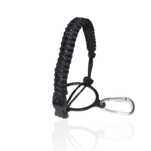 Roll Bar Grab Handles Paracord Grip Handle for Water Bottles Strap Carrier - Black - 1
