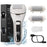 Electric Foot Grinder Massager Exfoliating Calluses Pedicure Tool Callus Remover - White - 1