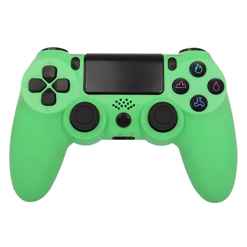 For Sony PlayStation 4 Wireless Game Controller with Touchpad Dual Vibration Bluetooth-compatible 4.0 Gamepad - Green - 1