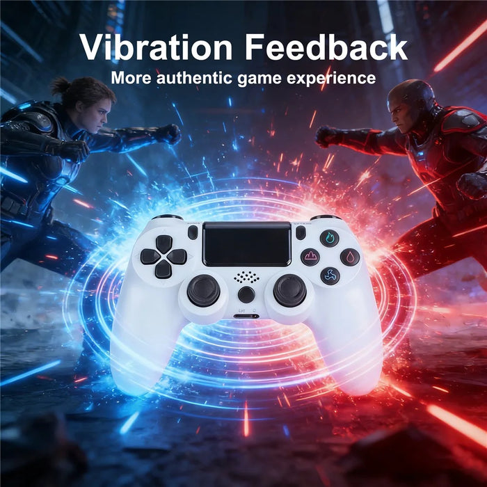 For Sony PlayStation 4 Wireless Game Controller with Touchpad Dual Vibration Bluetooth-compatible 4.0 Gamepad - Green - 3