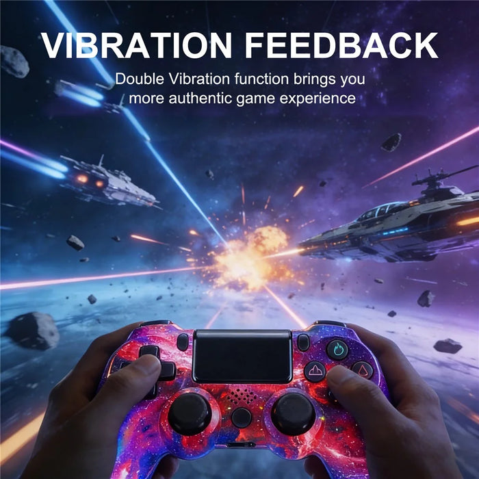 For Sony PlayStation 4 Wireless Game Controller with Touchpad Dual Vibration Bluetooth-compatible 4.0 Gamepad - Green - 6