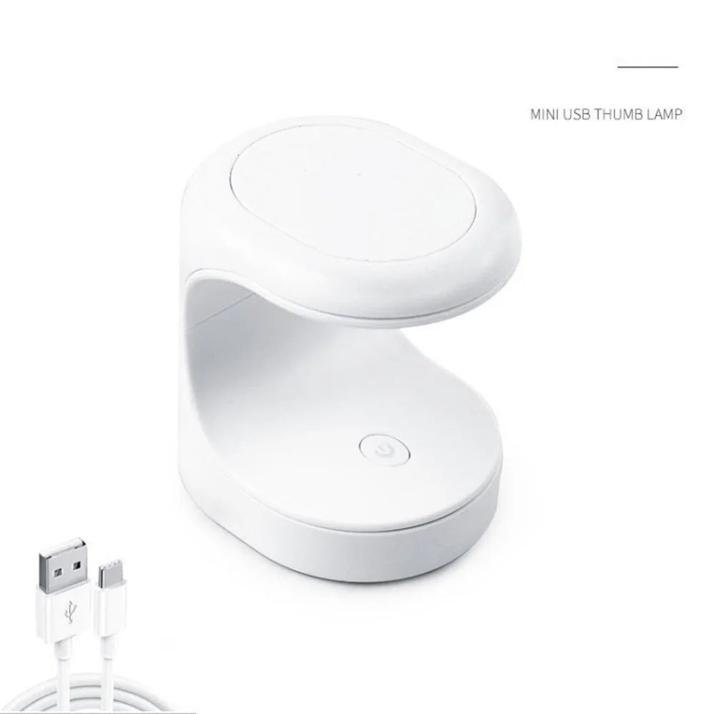 UV LED Nail Lamp Professional Fast Curing Nail Dryer for Acrylic Nails Gel Polish - White - 1
