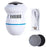 Electric Foot Grinder Foot Callus Remover 220mAh Rechargeable Pedicure Tool for Hard Dry Cracked Dead Skin - White - 1