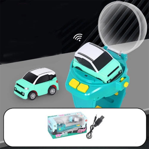 Mini Remote Control Car Watch Toy 2.4 GHz Cute Wrist Racing Car Watch Children Birthday Gift - Green Mini - 1