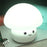 Mushroom Lamp Cute Silicone 1200mAh Rechargeable Night Light Eye-protection Baby Nursery Lamp - Style A - 1
