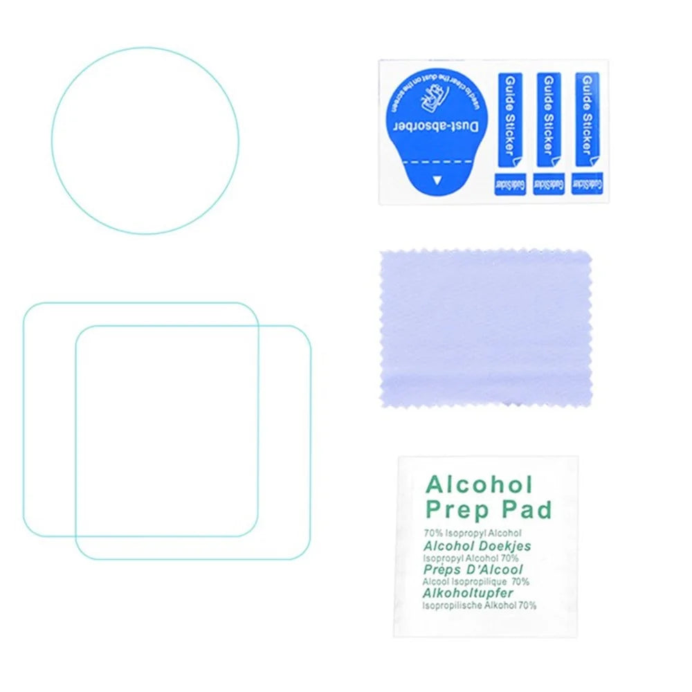 BRDRC Tempered Glass Screen Protector and Lens Protector Set for DJI Action 2 Sports Camera Protective Film - 1 Set - 1