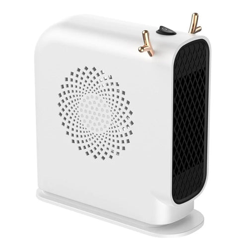 Portable Electric Space Heater Fast Heating Air Heater for Office Room Desk Indoor Use - White / US Plug - 1