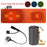 Heated Sleeping Bag USB Power Support Heating Pad Portable Compact Bag Perfect for Camping Hiking - Orange - 1
