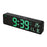 6625D 10in LED Digital Alarm Clock Multifunctional Wall-mounted Clock with Big Number LED Display - Green Light - 1