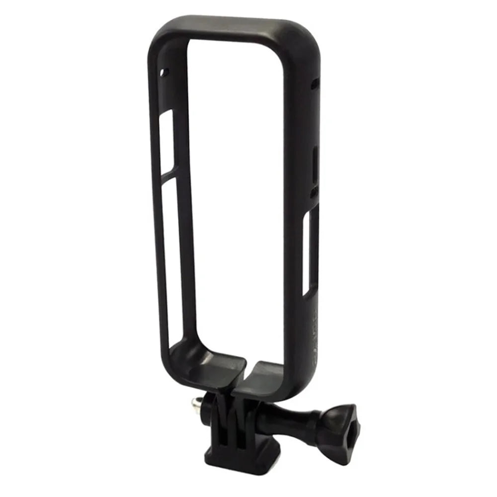 For Insta360 One X3 Panoramic Camera Plastic Protective Frame Anti-drop Cage Mount Bracket - Black - 1