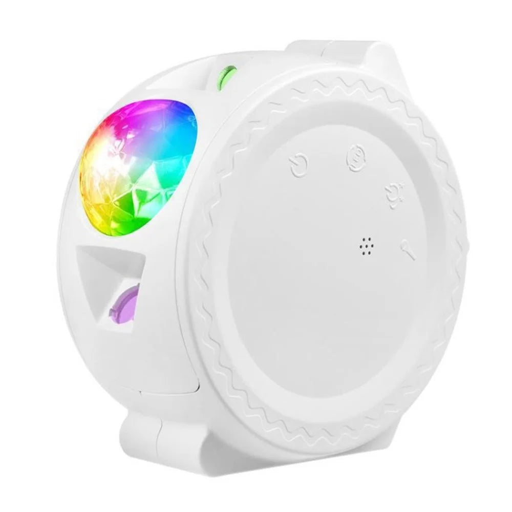 Projection Light 3-in-1 Rechargeable Starry Projection Lamp Sky Night Light Kids Toy for Bedroom - White - 1