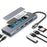 8 in 1 Multi-Port USB Type-C Hub NVME SATA M.2 Multi-function Hub Type-C Docking Station - 1