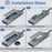 8 in 1 Multi-Port USB Type-C Hub NVME SATA M.2 Multi-function Hub Type-C Docking Station - 3
