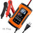 FOXSUR Universal 5A 12V Smart Battery Charger Motorcycle Car Battery Pulse Repair Charger - Red / US Plug - 1