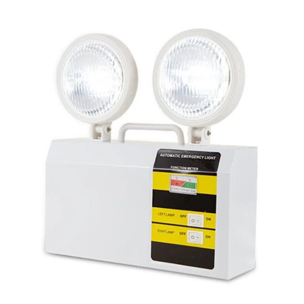 LED Emergency Light Outdoor Emergency Exit Light 800mAh Rechargeable Dual Head Emergency Lighting Fixtures - 1