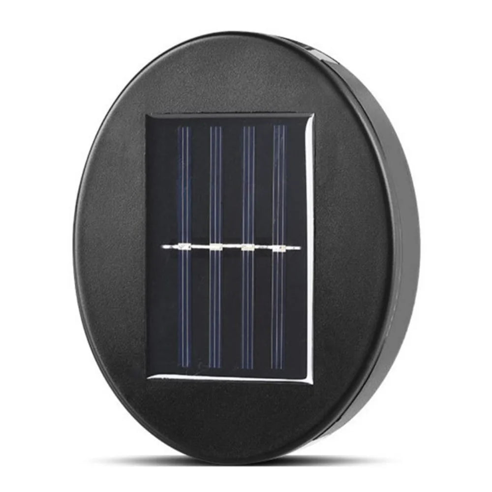 Solar Wall Light 4-LED Waterproof Outdoor Courtyard Garden Decorative Light - Yellow Light - 1