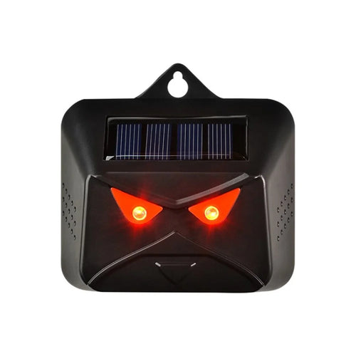 Solar Ultrasonic Animal Repeller Rat Wolf Snake Repellent Animal Deterrent Devices Outdoor Ultrasonic Animal Control - Black - 1