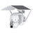 PTZ Outdoor Solar Security Camera Color Night Vision Wireless WiFi Surveillance Camera - White - 1