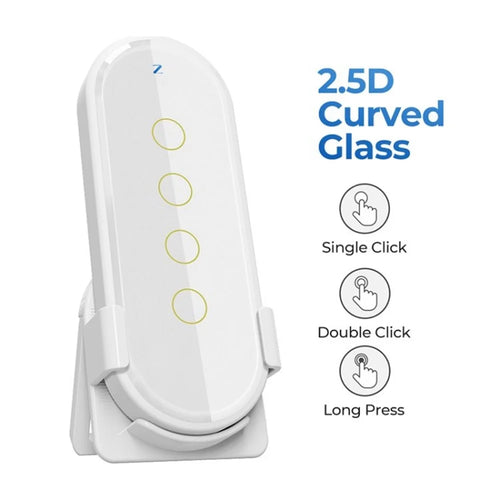 SMATRUL Tuya ZigBee Wireless Switch App Smartphone Remote Control Wall Light Switch - White - 1