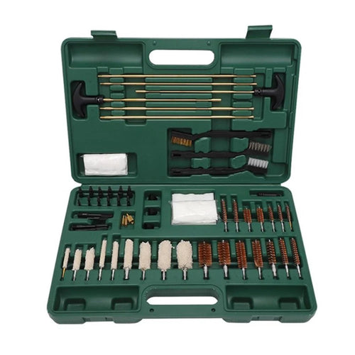 Gun Cleaning Kit Universal Supplies for Hunting Rifle Handgun Shot Gun Cleaning Kit with Case - Plastic+Cloth - 1