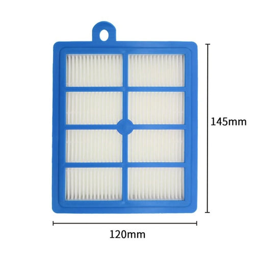 1Pc HEPA Filter Replacement Part for Electrolux EFH12W / AEF12W / EL012W / EL012B / Philips FC8031 Vacuum Cleaner - Blue - 1