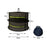 60cm Diameter 2-Layer Collapsible Herb Drying Rack Plant Hanging Mesh with Zipper - 1