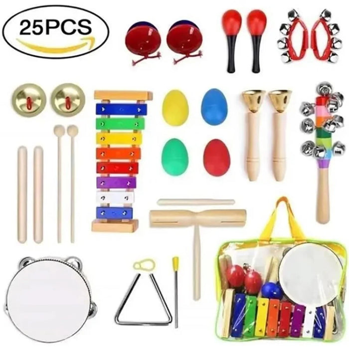 22Pcs Toddler Kids Musical Instruments Percussion Instruments Sound Toy Set - 1