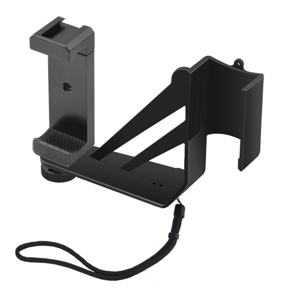For DJI Osmo Pocket 2 Action Camera Holder Phone Clip Expansion Accessories - Black - 1
