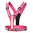 LED Reflective Vest Adjustable USB Rechargeable LED Light Up Vest - Pink - 1
