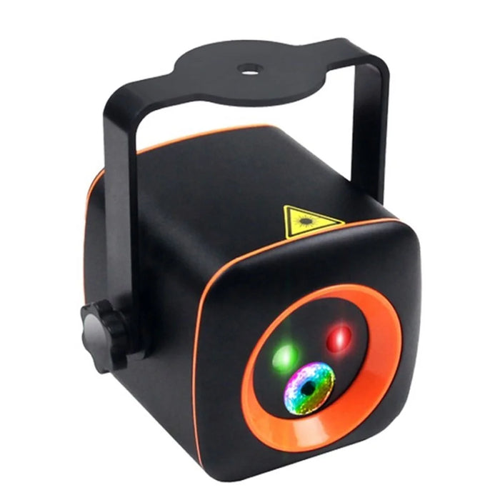 USB Mini Laser Projection Lamp Voice Remote Control Atmosphere LED Light for Bar KTV Party - USB Rechargeable - 1