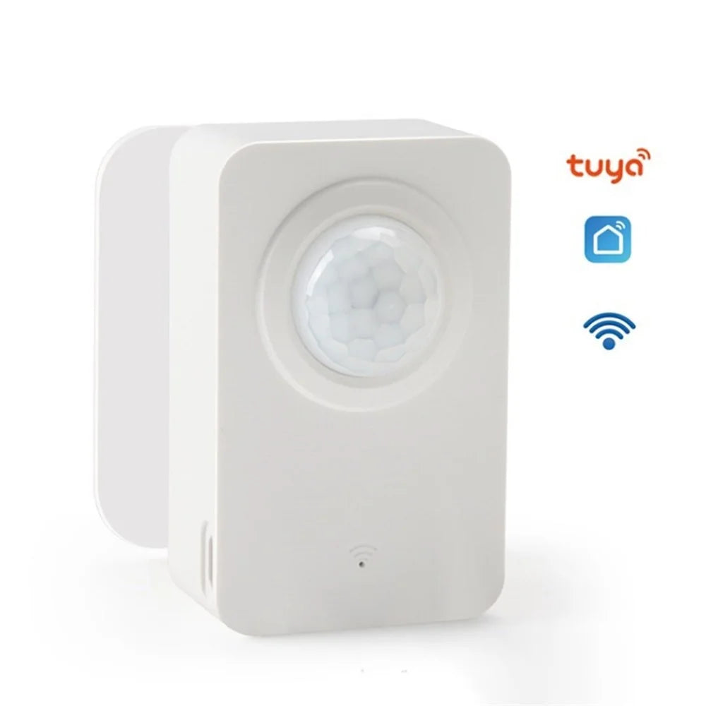 WiFi Tuya PIR Motion Sensor Wireless Human Body Movement Infrared Detector Home Security Alarm System (without Battery) - 1